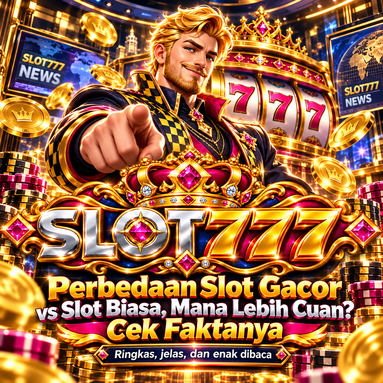 SLOT777 — poster akses permainan